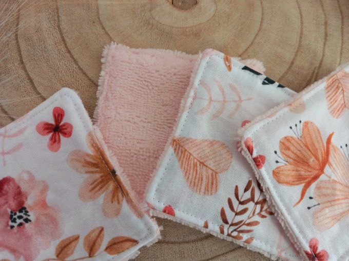 Lingettes 9 x 9 cm fleurs sauvages