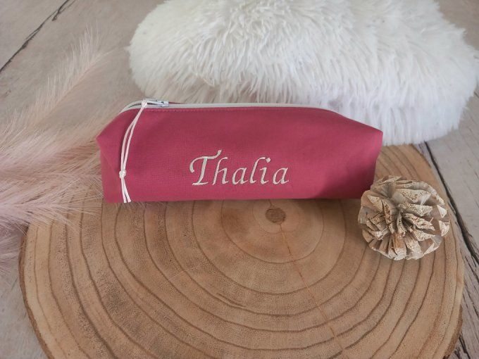 Trousse d'école framboise