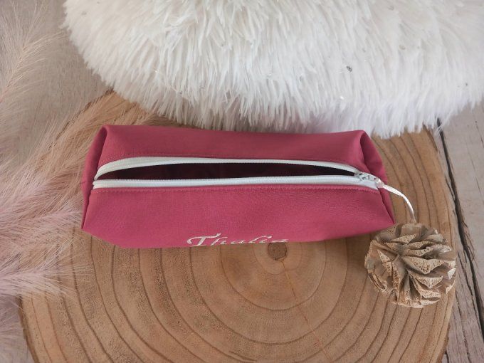 Trousse d'école framboise