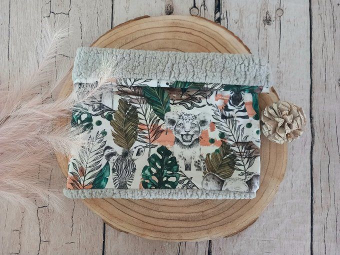 Snood / Tour de cou savane verte