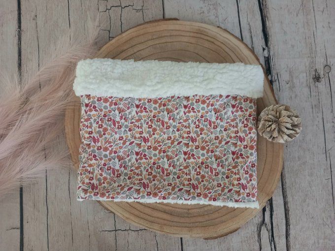 Snood / Tour de cou fleurette
