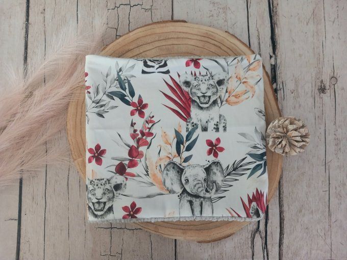Snood / Tour de cou savane bordeaux