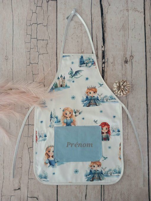 Tablier enfant princesses