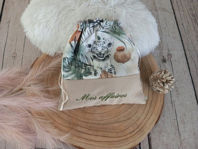 Pochon savane sable / uni beige