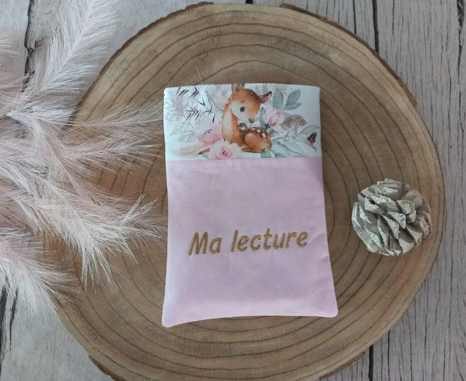 Pochette à livres biche boho