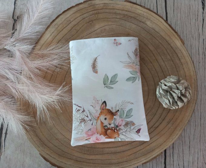 Pochette à livres biche boho