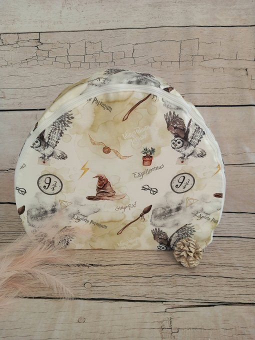 Fauteuil club enfant sorciers / uni écru