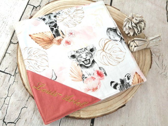 Serviette de table savane corail