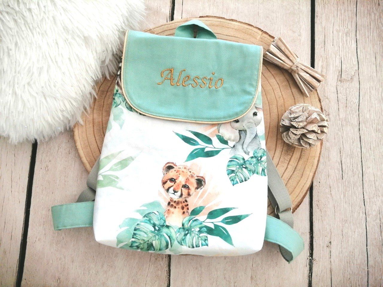 Trousse de toilette enfant Animaux de la jungle